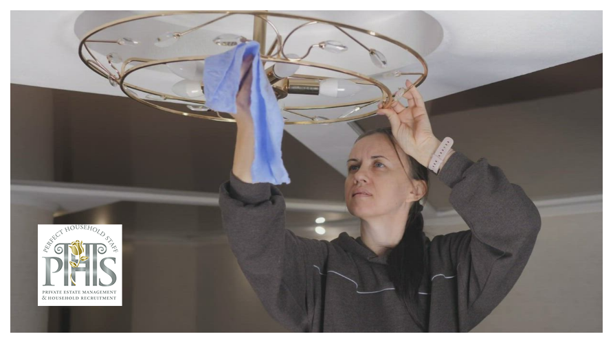 Housekeeper hired through private housekeeper agency Camden.