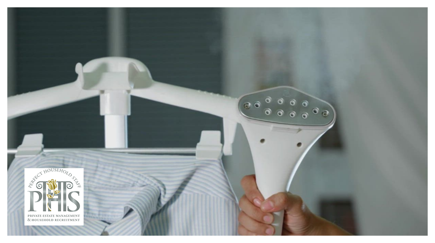 Prestigious laundress job Chelsea in a private household ensuring wardrobe management.