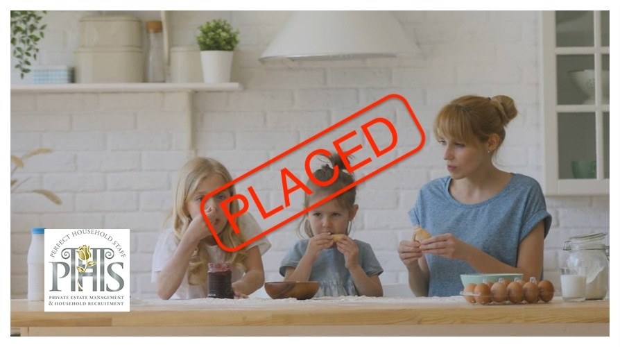 Private housekeeper maintaining a modern kitchen – part of a live-out housekeeper cook job Ipswich